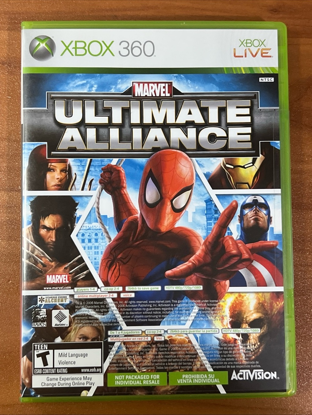 Microsoft Xbox 360 Live Marvel Ultimate Alliance Forza 2 Video Game New In Box